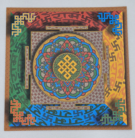 Tibet by Matt Manson (double sided) Blotter Art