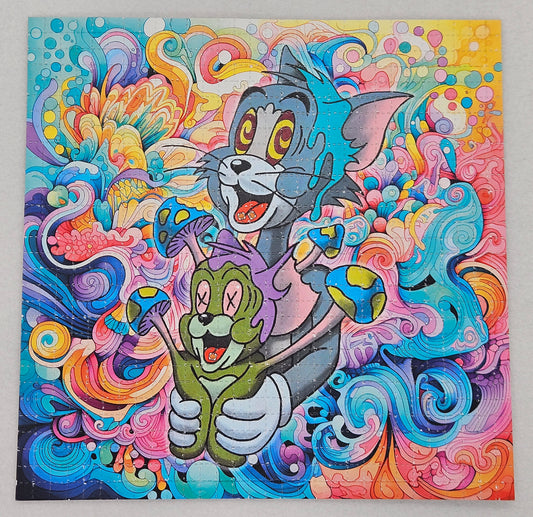 Tom & Jerry Blotter Art