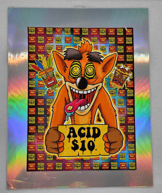 Crash Bandicoot (AP #3/10) by Overdosed Art Blotter Art
